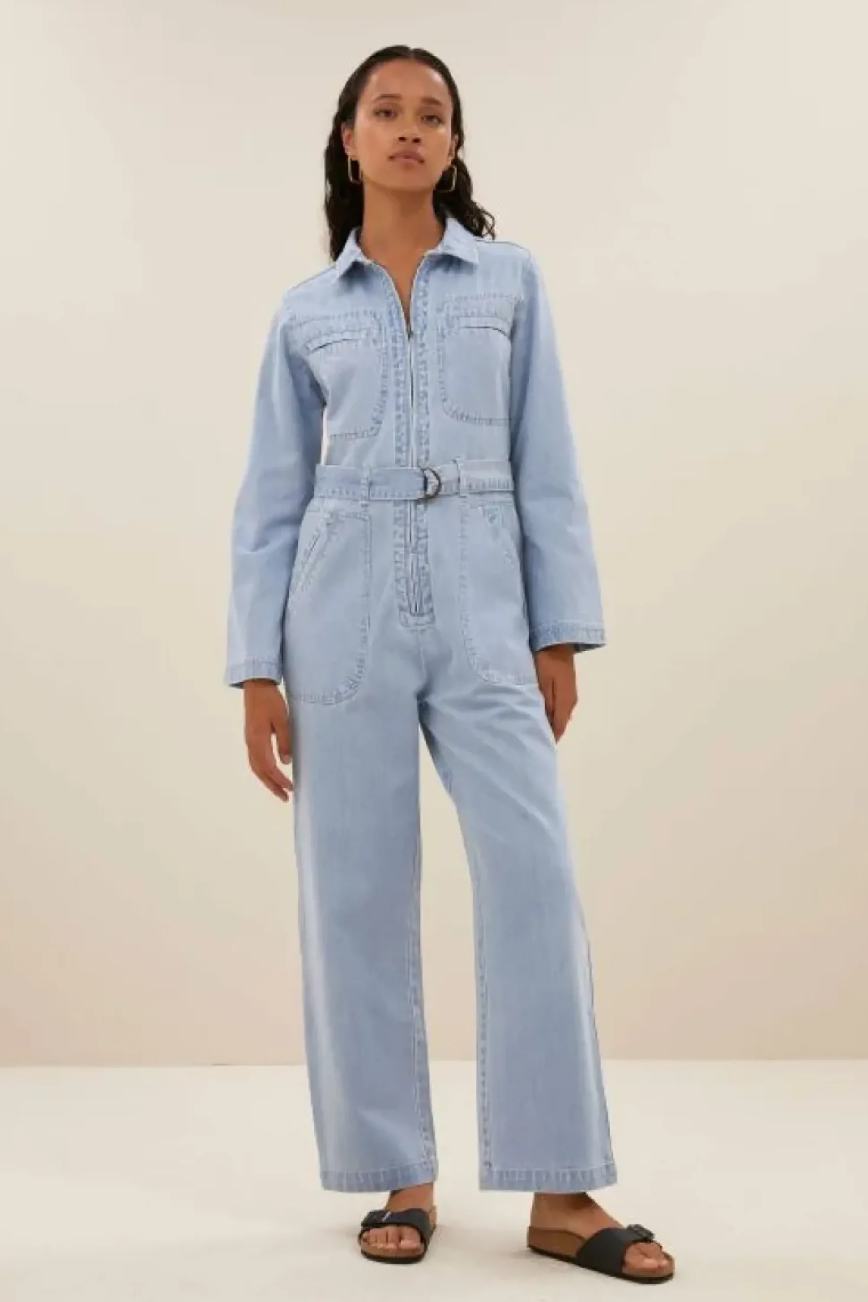 Jumpsuits*By bar louise denim suit | light denim