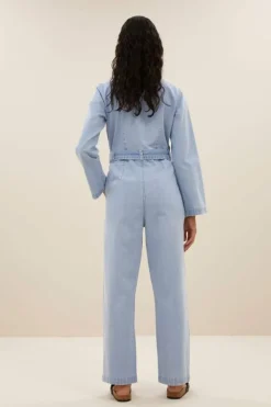 Jumpsuits*By bar louise denim suit | light denim