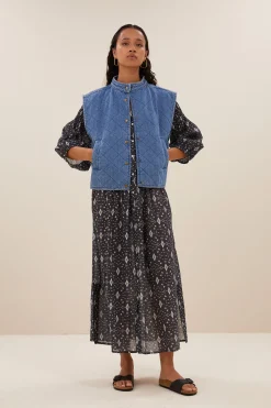 Jurken*By bar loulou midnight ikat dress | midnight ikat