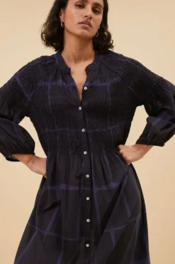 Jurken*By bar loulou square dress | square print