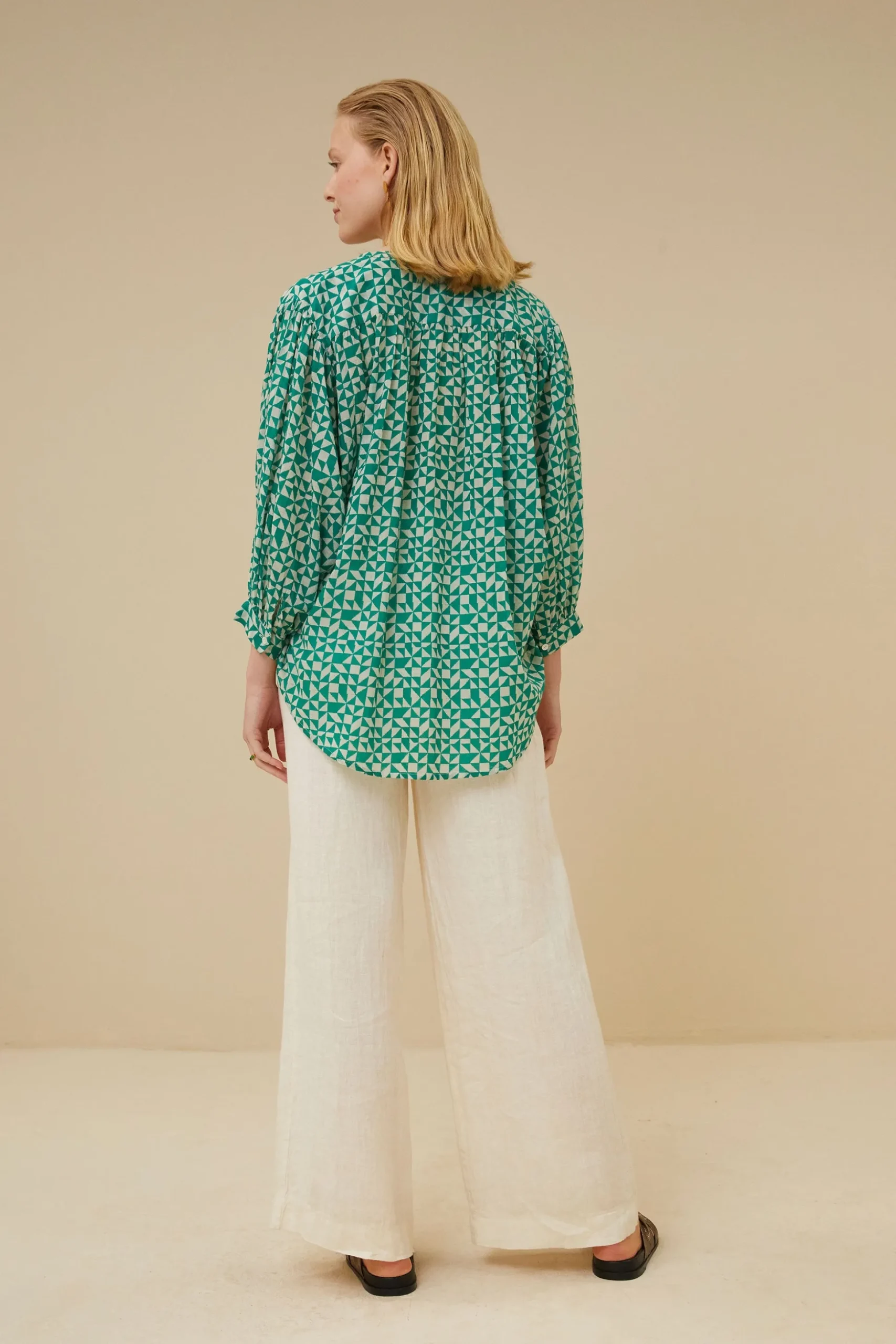 Blouses*By bar lucy graphic blouse | graphic green