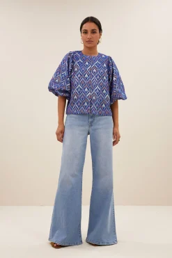 Blouses*By bar mauri blouse | pavo jacquard print