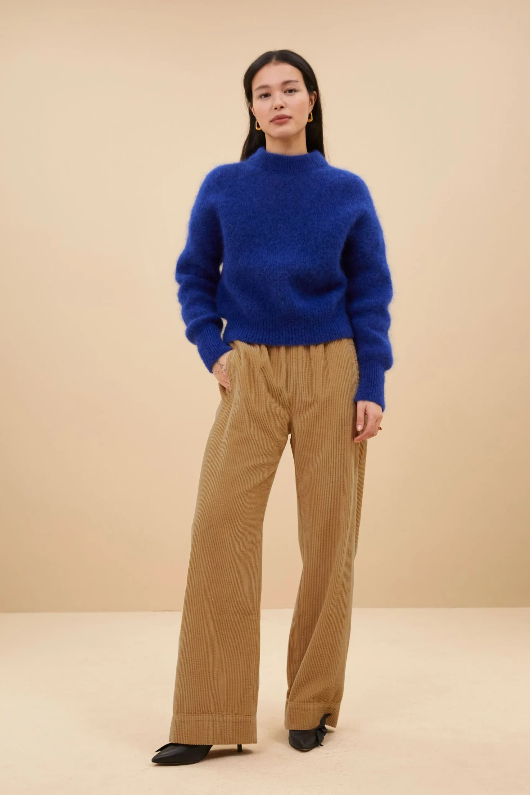 Broeken*By bar mees cord pants | camel