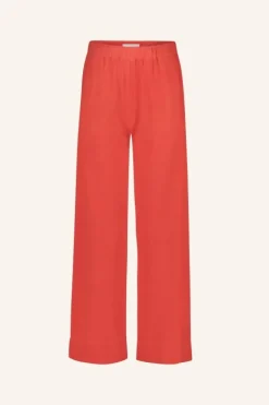 Broeken*By bar mees twill pants | poppy red