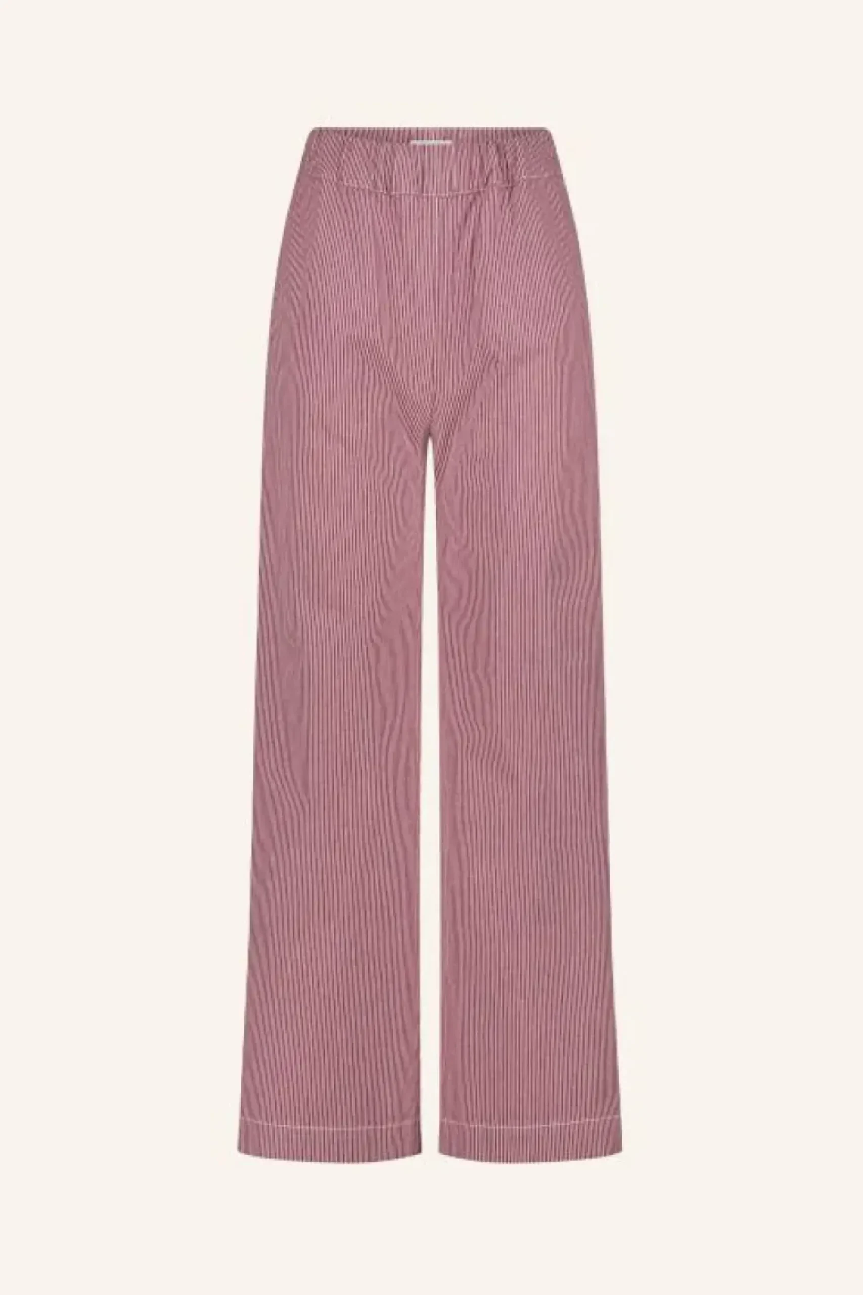 Broeken*By bar neal stripe pants | cherry milky stripe