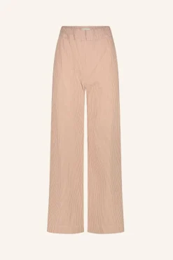 Broeken*By bar neal stripe pants | pink milky stripe