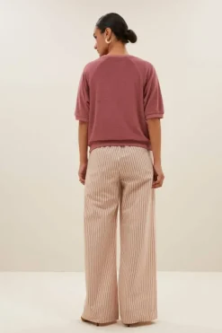 Tops & Shirts*By bar neva slub top | bright plum