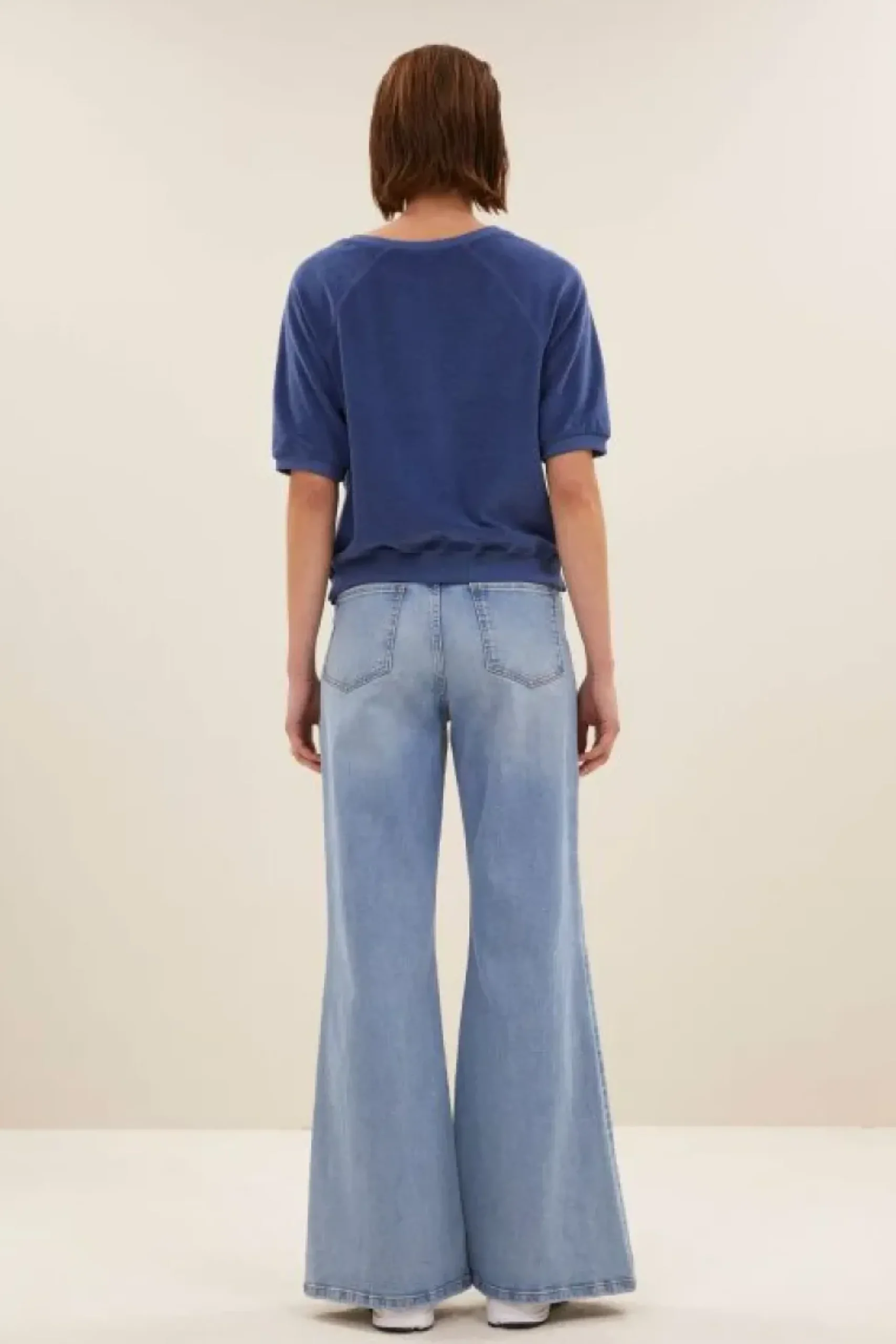 Tops & Shirts*By bar neva slub top | estate blue