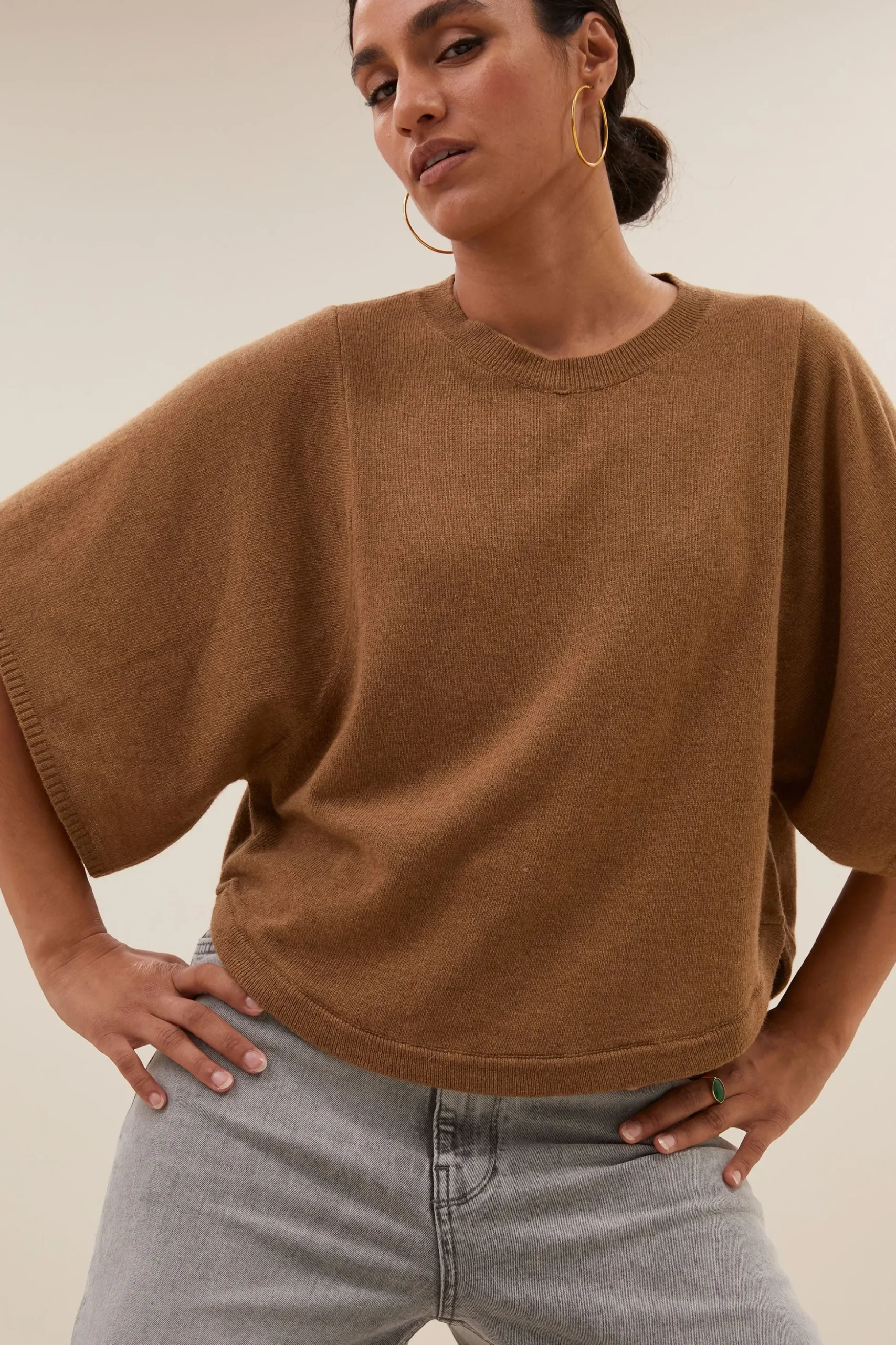 Truien*By bar nikkie pullover | camel