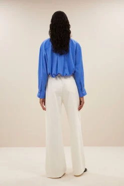 Blouses*By bar nima stripe blouse | vivid blue stripe