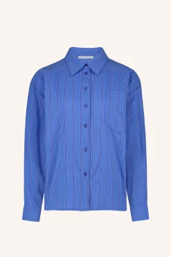 Blouses*By bar nima stripe blouse | vivid blue stripe