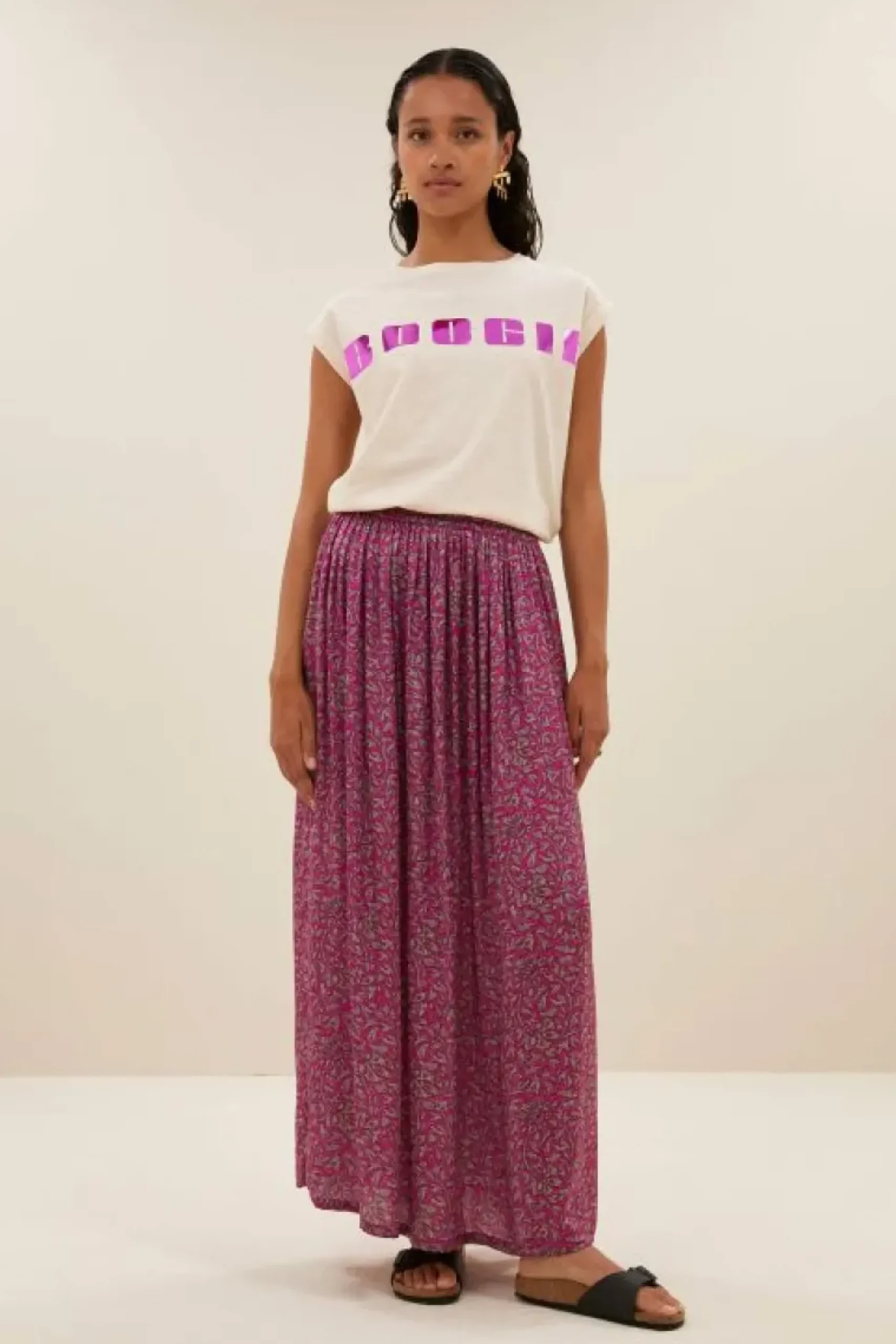 Rokken*By bar nina saree skirt | saree print