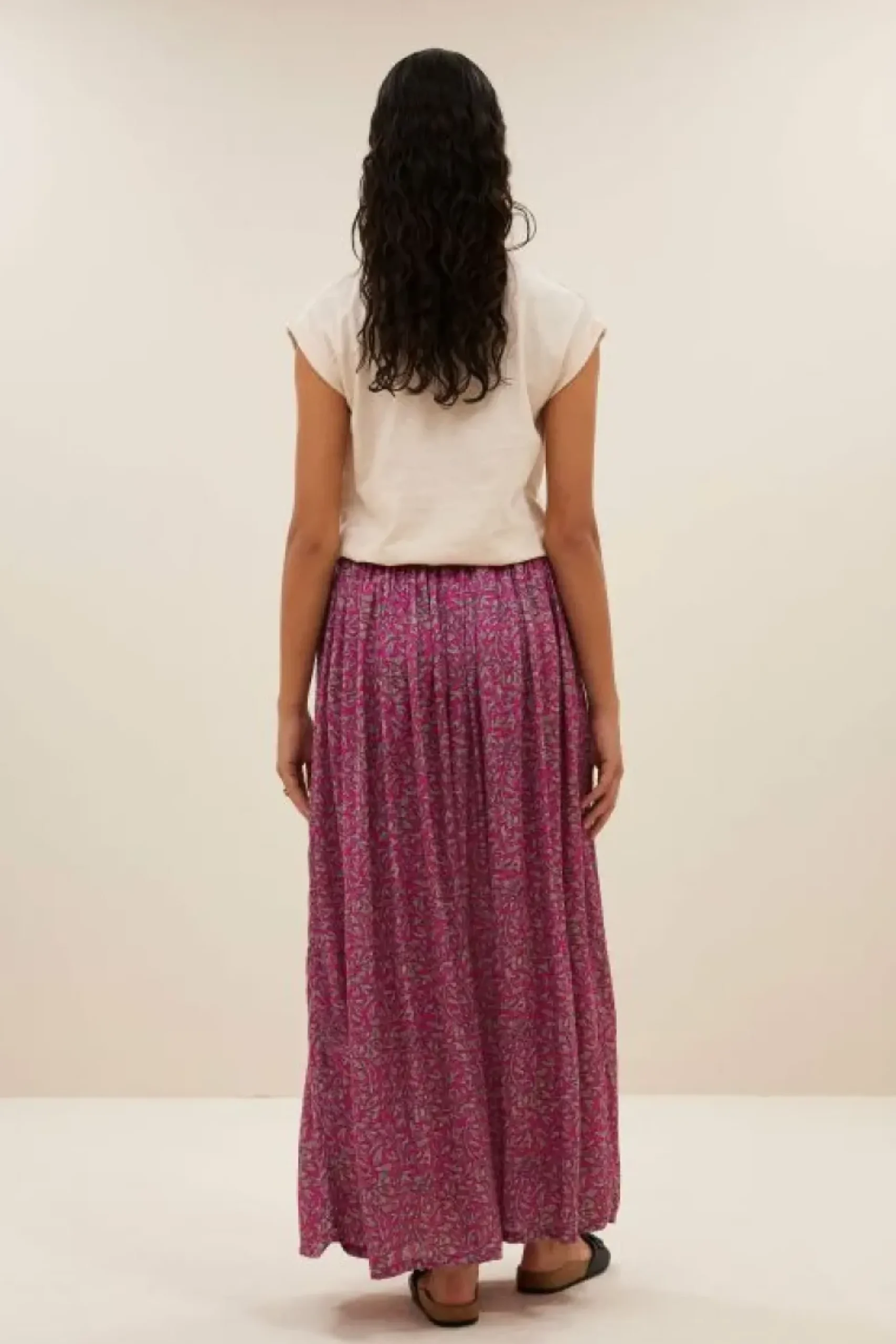 Rokken*By bar nina saree skirt | saree print