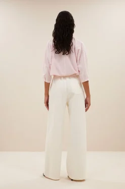 Blouses*By bar norel pink pinstripe blouse | pink pin stripe