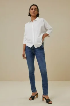 Blouses*By bar norel poplin blouse | white