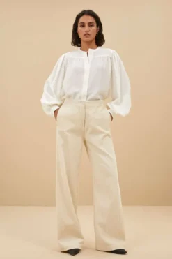 Broeken*By bar odin cord pants | sand shell