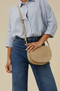 Tassen*By bar paris suede bag | sand