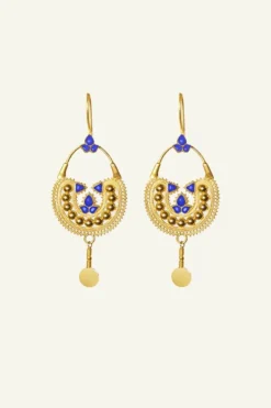Oorbellen|Sieraden*By bar PD ART EARRING | blue