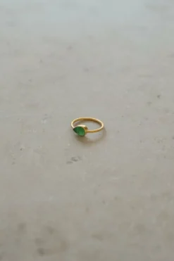 Sieraden*By bar PD MINIMAL RING | green