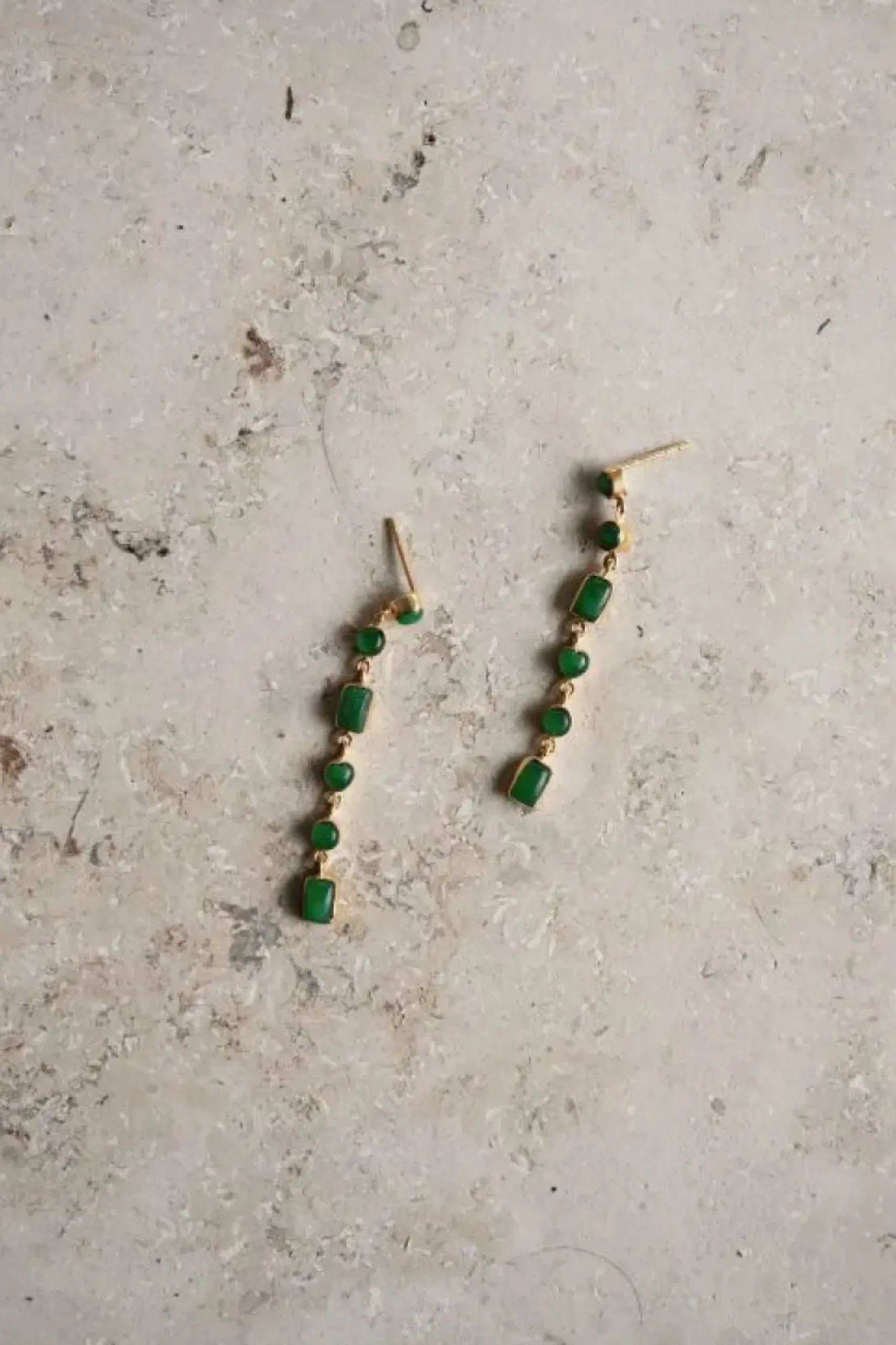 Oorbellen*By bar pd nolan earring | emerald