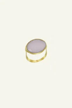 Sieraden*By bar PD OVAL RING | old pink