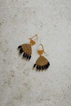 Oorbellen|Sieraden*By bar ravi earring | black