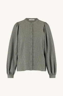 Blouses*By bar rikki small check blouse | small check