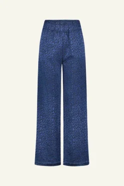 Broeken*By bar robyn blue cheetah pants | blue cheetah print