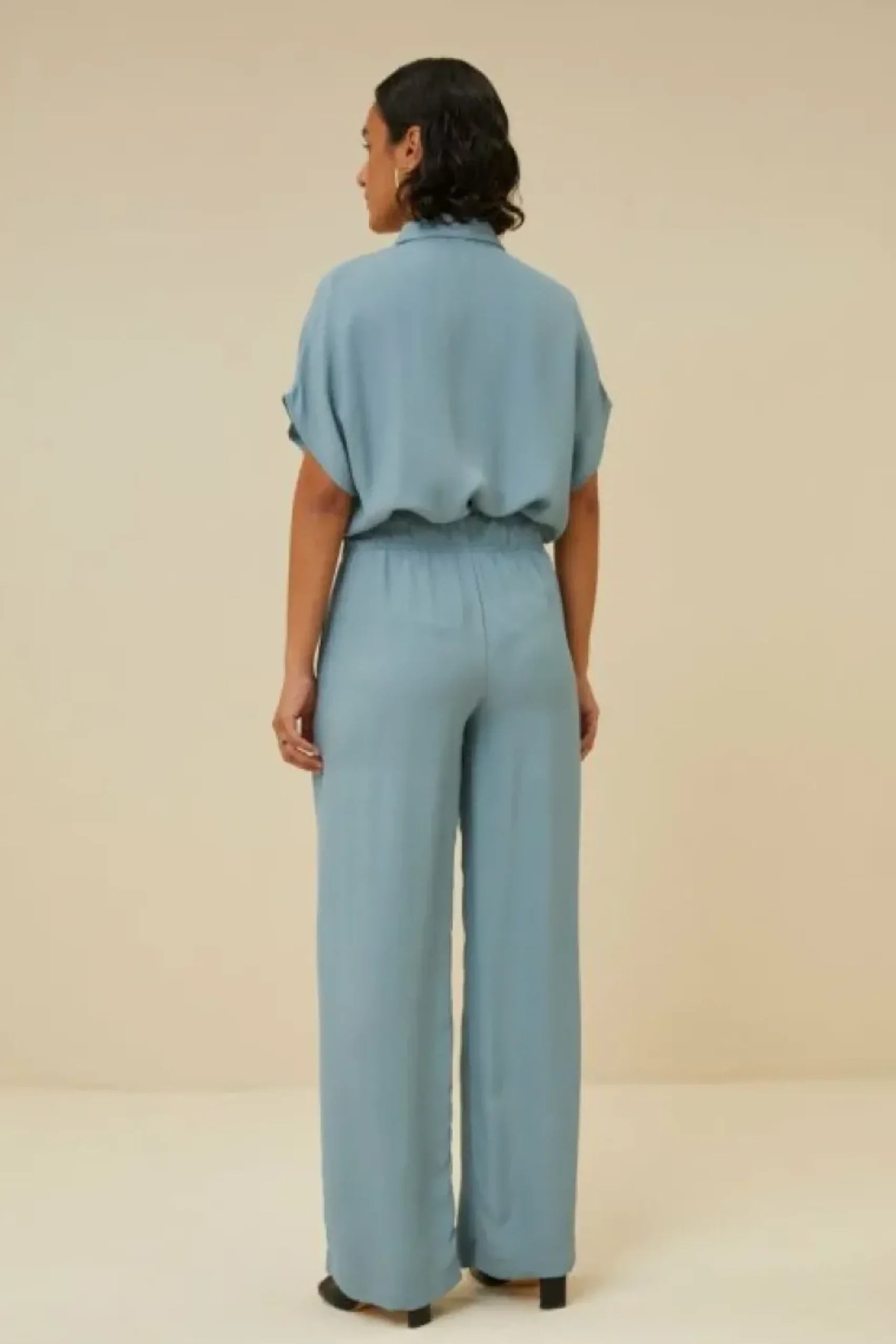 Broeken*By bar robyn satin stripe pant | ocean