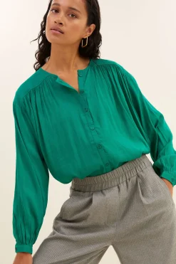 Blouses*By bar saar blouse | bright green