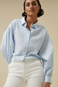 Blouses*By bar sarah chambray blouse | light blue