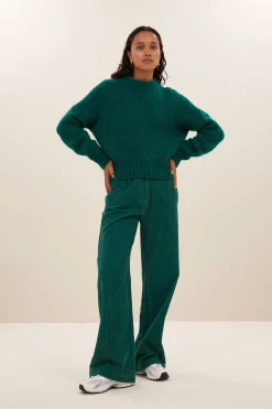 Truien*By bar sonny bulky pullover | peacock green