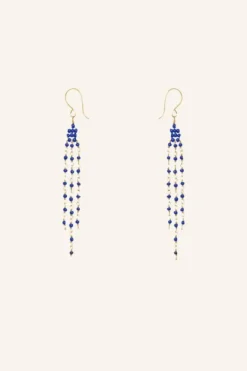 Oorbellen|Sieraden*By bar sterre earring | blue