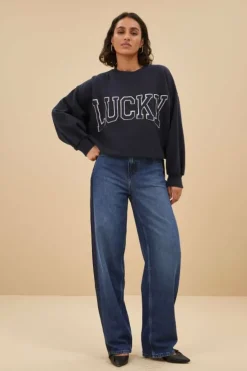 Jeans|Broeken*By bar two tone pants | denim
