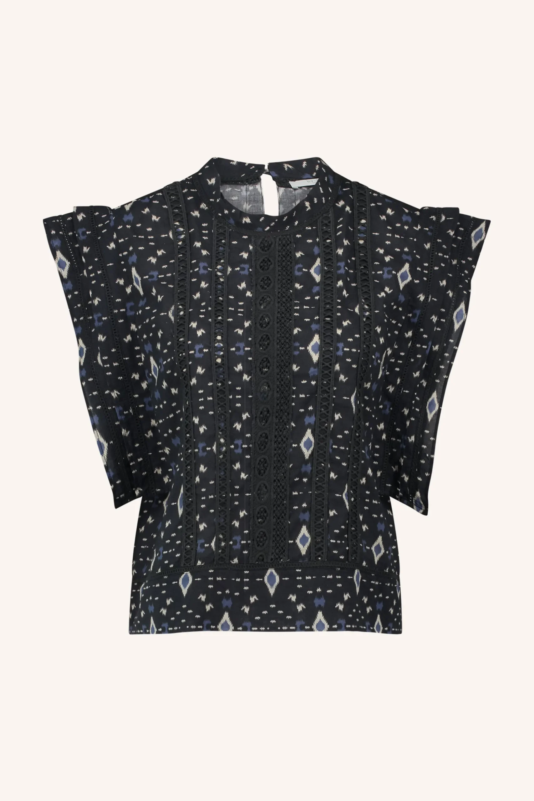 Blouses*By bar xena midnight ikat blouse | midnight ikat
